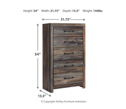 Drystan Five Drawer Chest