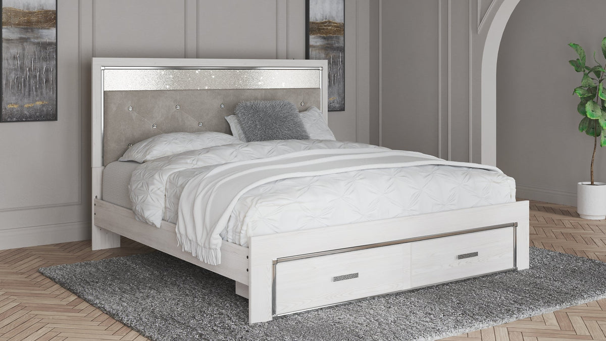 Altyra Panel Bookcase Bed