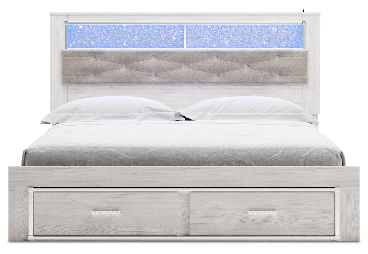 Altyra Panel Bookcase Bed