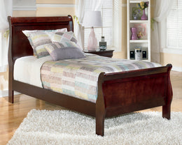 Alisdair Full Sleigh Bed with Mattress