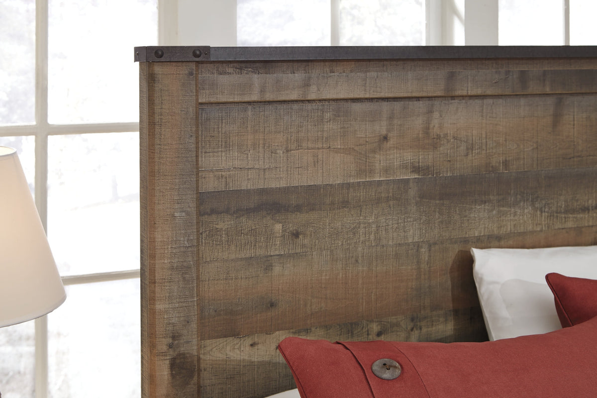 Trinell Bookcase Bed with 2 Storage Drawers