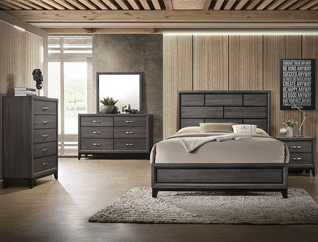 Akerson Bedroom Set Grey
