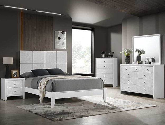 Denker Bedroom Set White