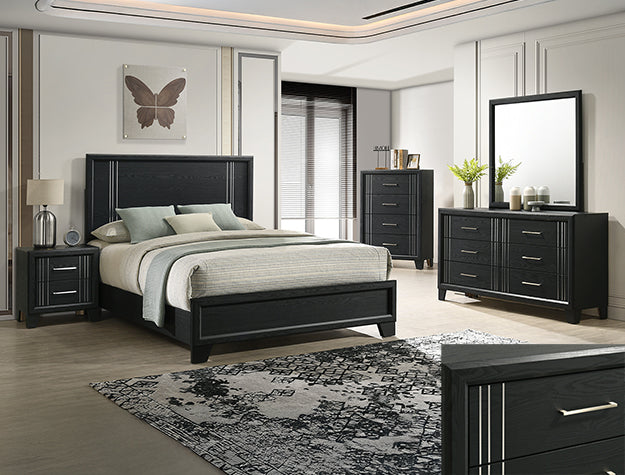 Charlie Bedroom Set-Charcoal