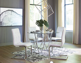 Madanere Round Dining Room Table Set