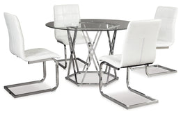 Madanere Round Dining Room Table Set