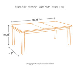 Haddigan Dining Table and 4 Chairs with Storage