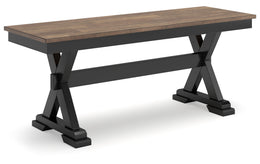Wildenauer Dining Table and 2 Chairs and Bench
