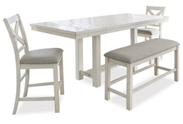 Robbinsdale Counter Height Dining Table and 6 Barstools