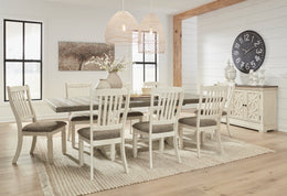 Bolanburg Dining Table and 6 Chairs with Storage