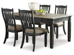 Tyler Creek Counter Height Dining Table and 6 Barstools