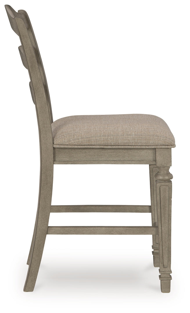 Lodenbay Counter Height Dining Table and 6 Barstools with Storage