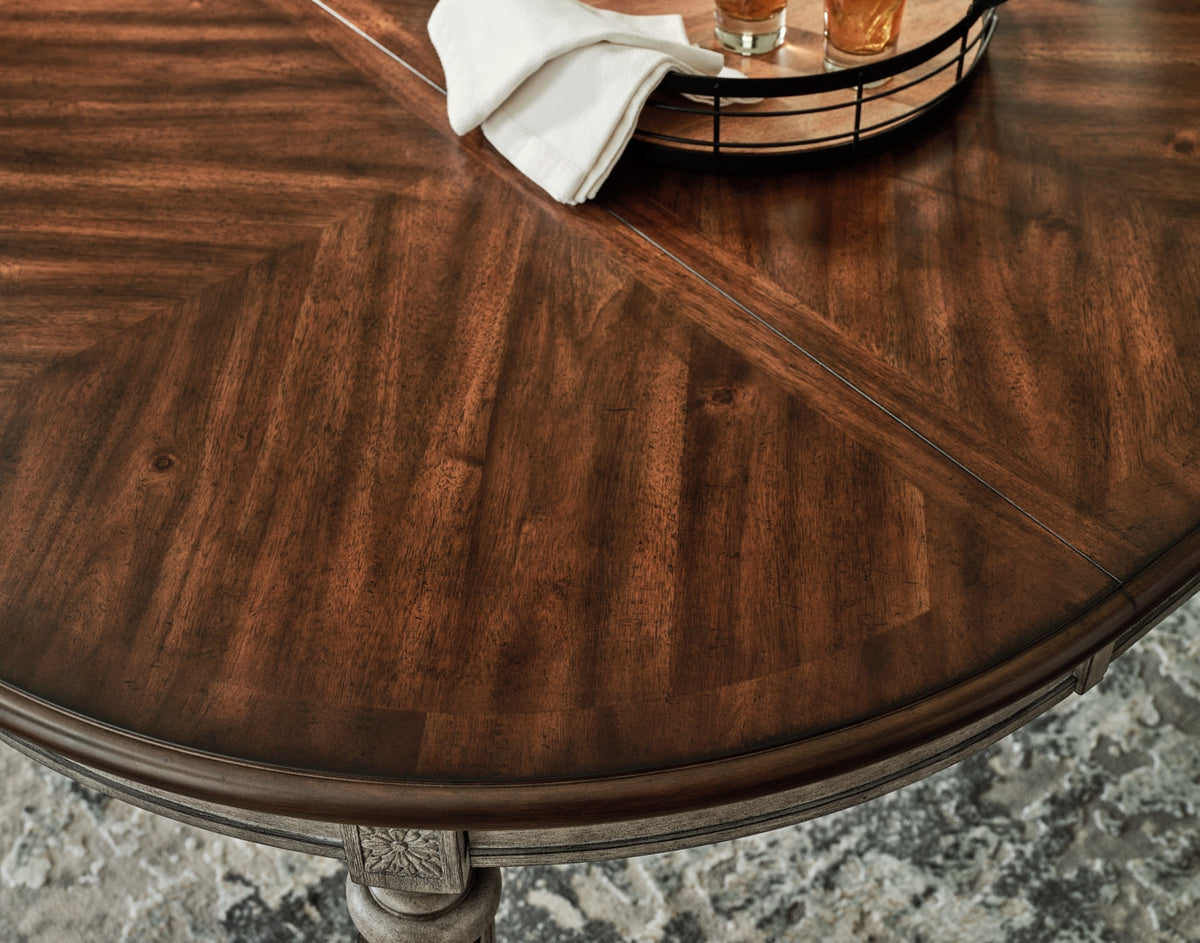 Lodenbay Dining Table and 4 Chairs with Storage