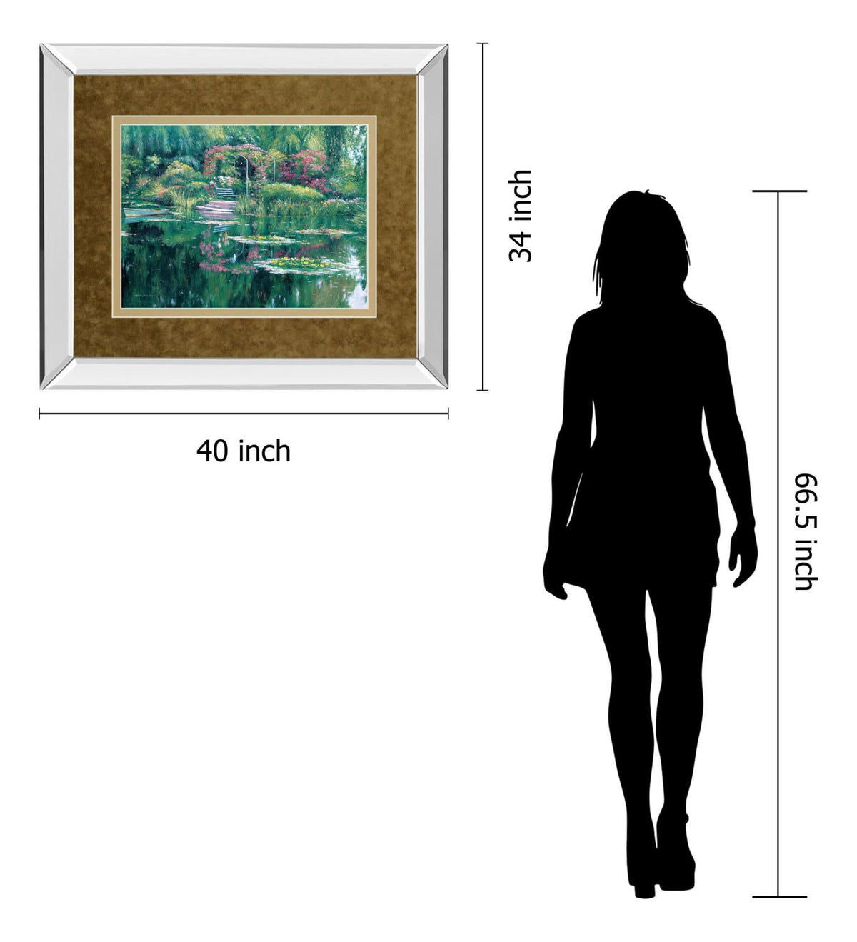 Mirrored Frame Promotional Line 34X40 34X40 Mirror Frame Print