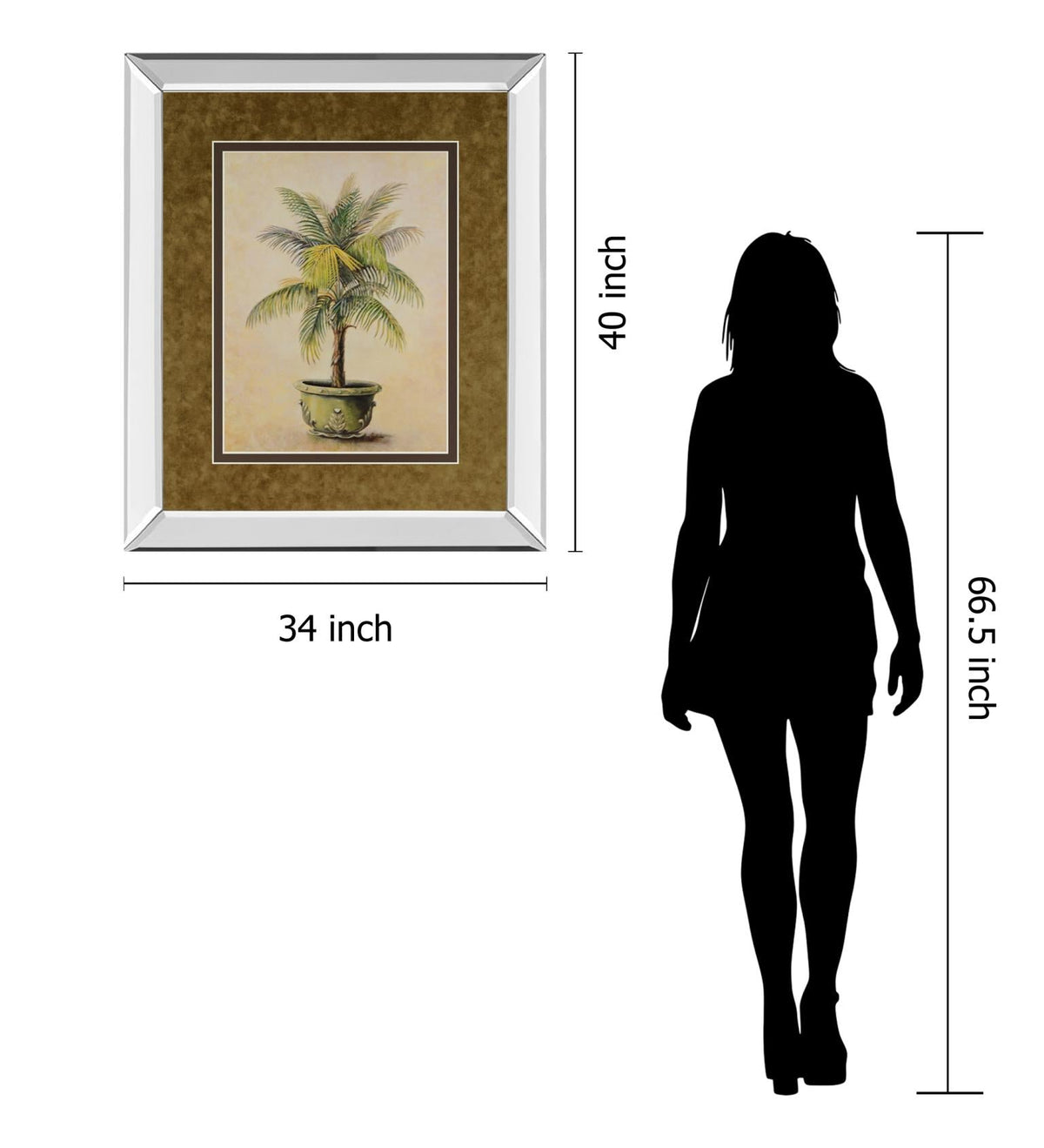 Mirrored Frame Promotional Line 34X40 34X40 Mirror Frame Print