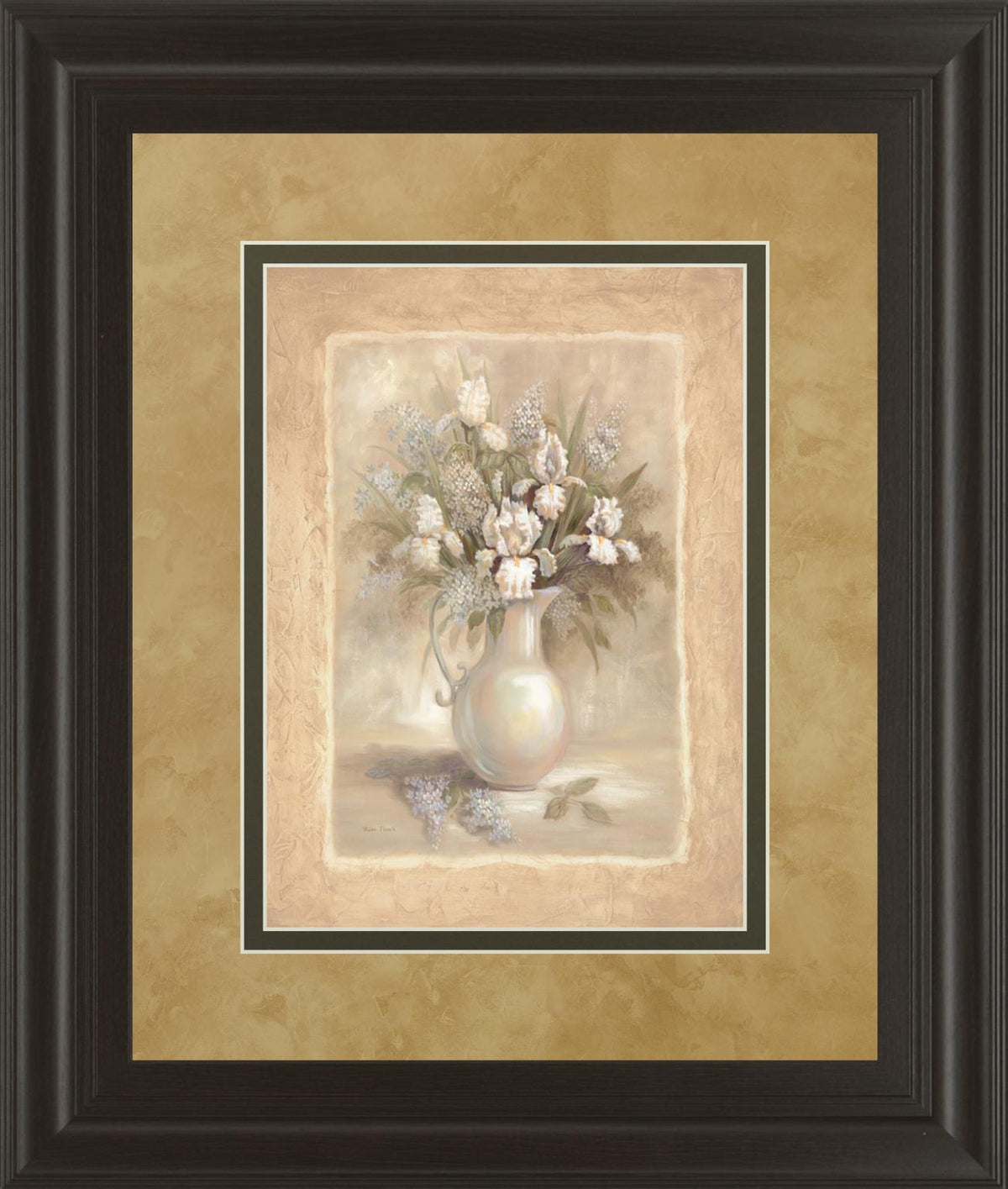 White Bounty I By Vivian Flasch 34X40 Framed Print