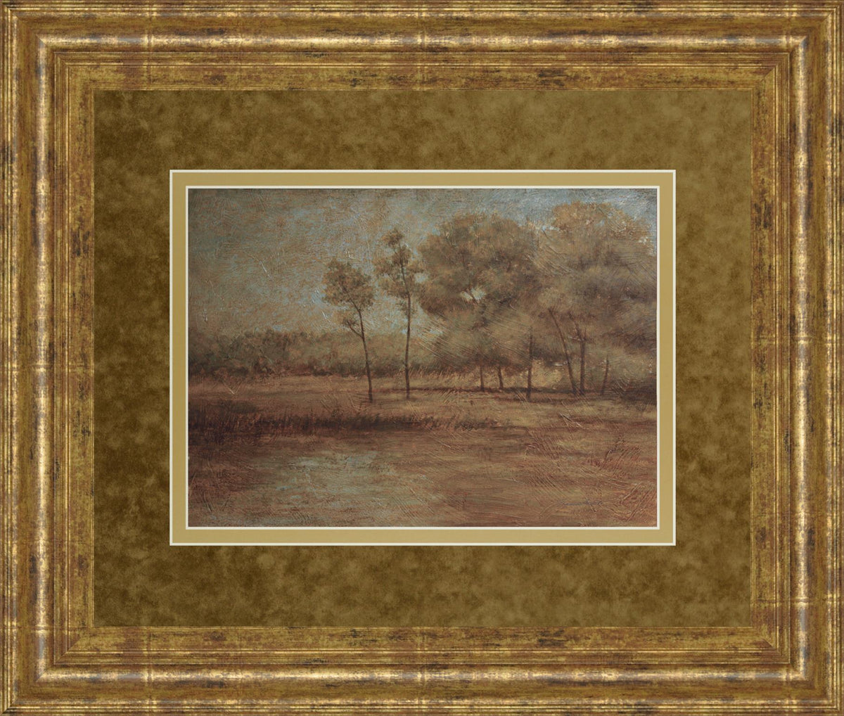 Woodland Solitude By Veronica Faust 34X40 Framed Print