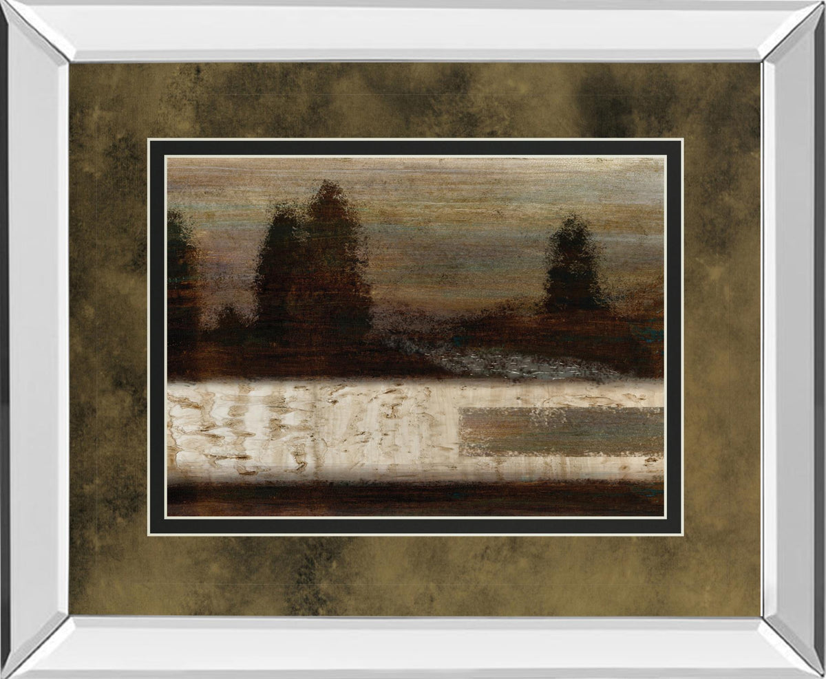 Mirrored Frame Quiet Forest  By Roxi Gray 34X40 Mirror Frame Print