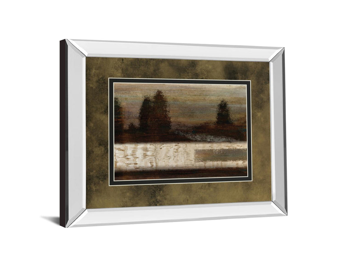 Mirrored Frame Quiet Forest  By Roxi Gray 34X40 Mirror Frame Print