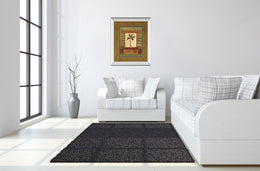 Mirrored Frame Classic Palm Ii By Rebecca Burton 34X40 Mirror Frame Print