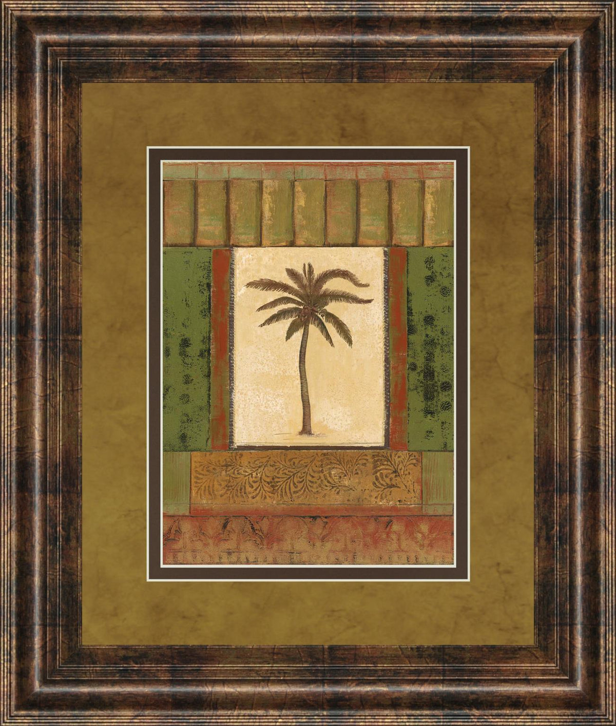 Classic Palm I By Rebecca Burton 34X40 Framed Print