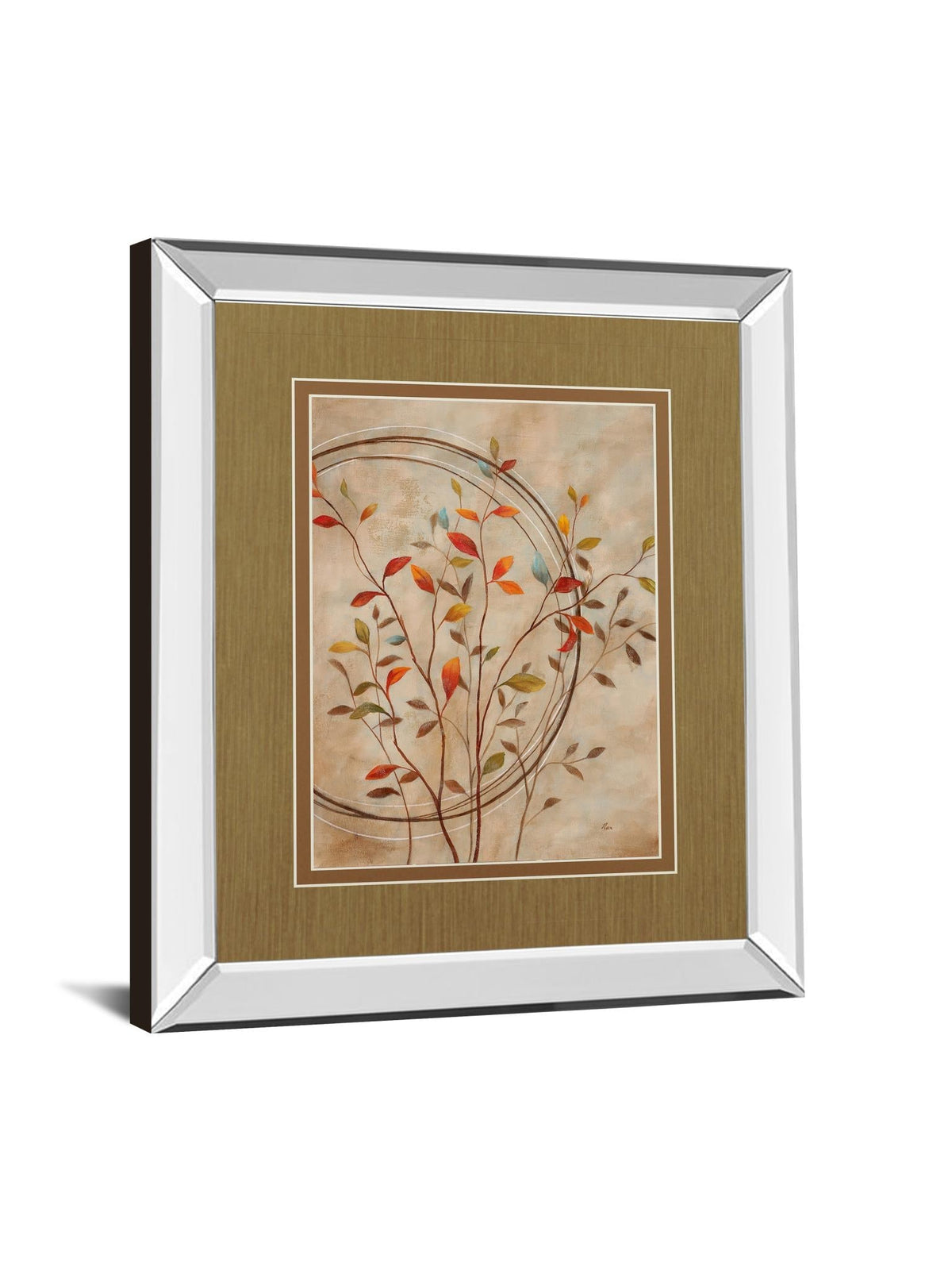 Mirrored Frame Autumn'S Delight Ii By Nan 34X40 Mirror Frame Print