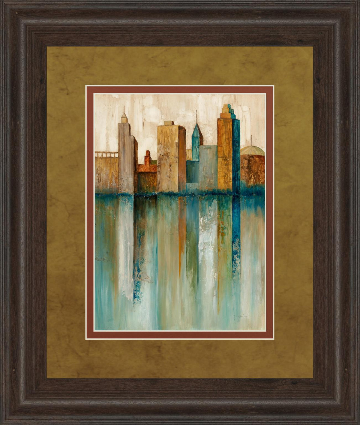 City View Ii By Norm Olson 34X40 Framed Print