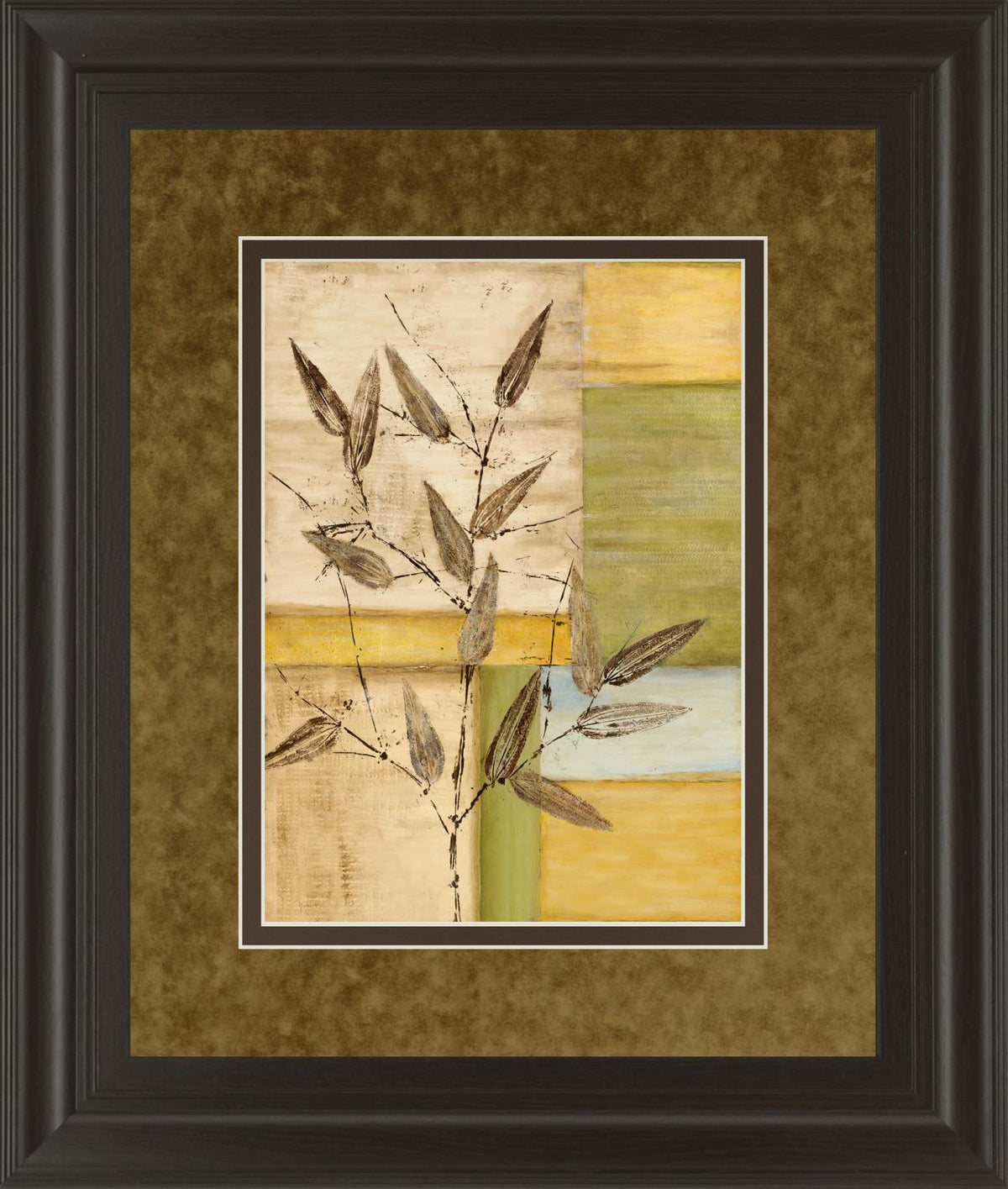 Urban Garden I By Norm Olson 34X40 Framed Print