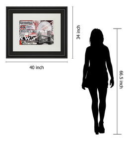 Saffron Hill By Andrew Cotton 34X40 Framed Print