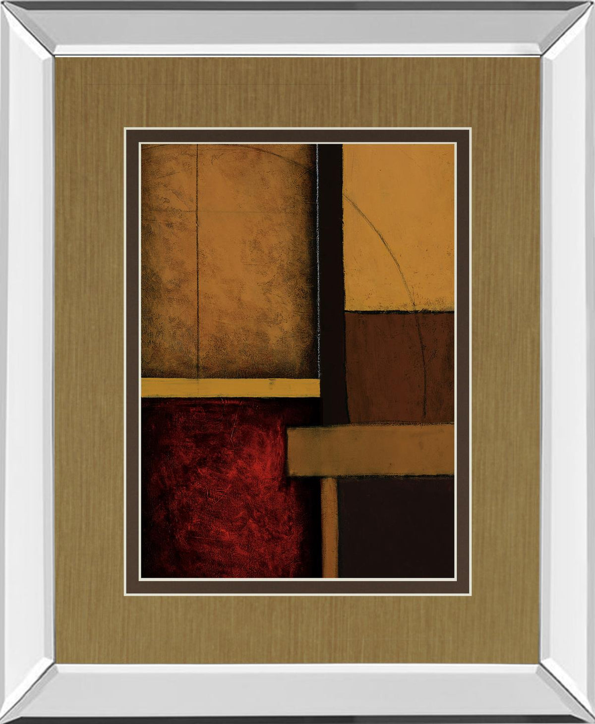 Mirrored Frame Gateways I By Patrick St. Germain 34X40 Mirror Frame Print
