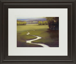 Lifting MistÂ   By Lynne Windsor 34X40 Framed Print