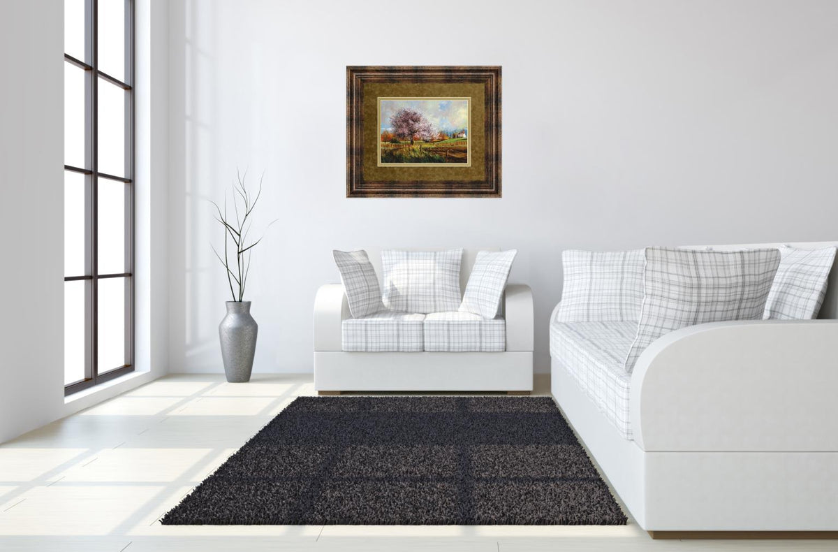 Spring Blossoms By Larry Winborg 34X40 Framed Print