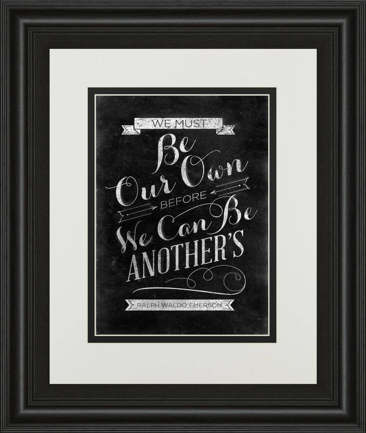 Be Our Own By Sd Graphic 34X40 Framed Print