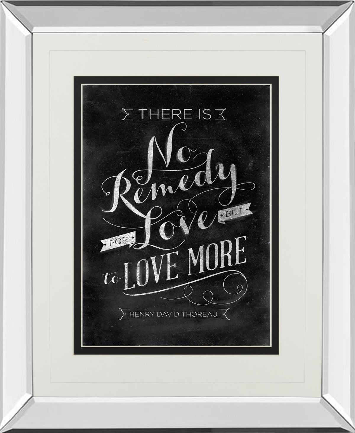 Mirrored Frame No Remedy By Sd Graphic 34X40 Mirror Frame Print