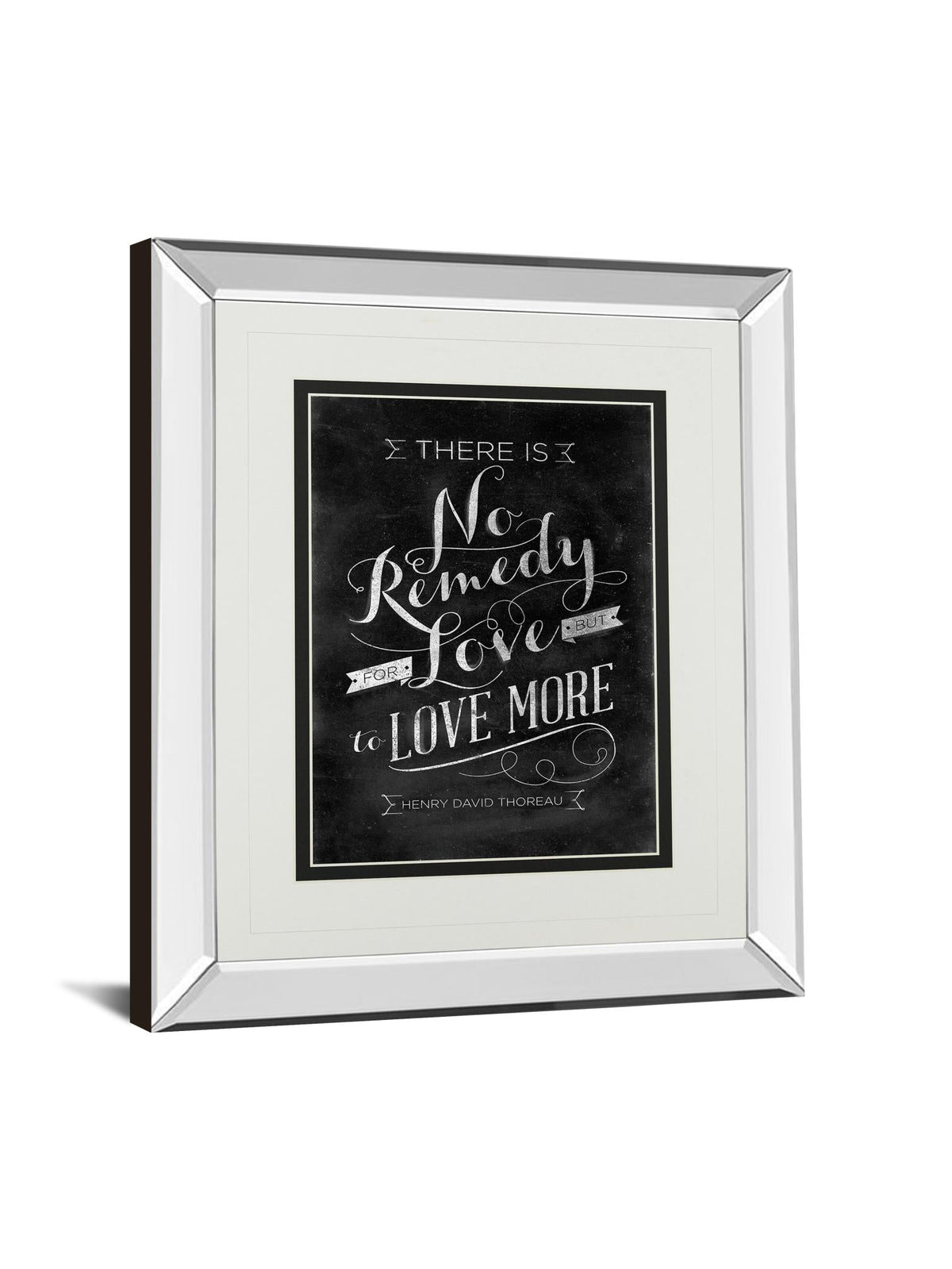 Mirrored Frame No Remedy By Sd Graphic 34X40 Mirror Frame Print