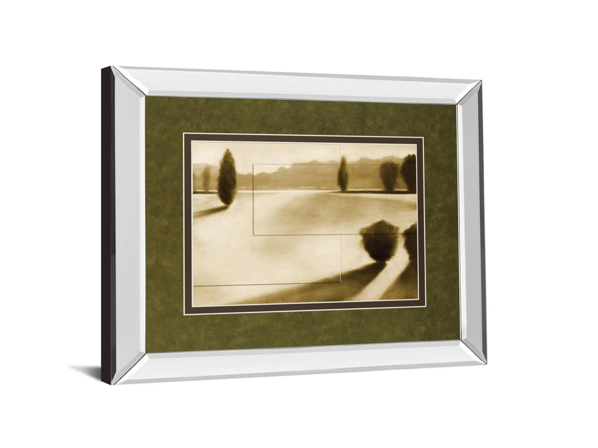 Mirrored Frame Cyprus Eclipse Ii By Brent Collins 34X40 Mirror Frame Print