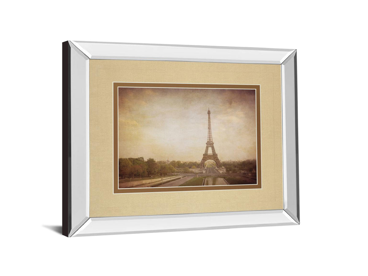 Mirrored Frame Tour De Eiffel By H. Jacks 34X40 Mirror Frame Print