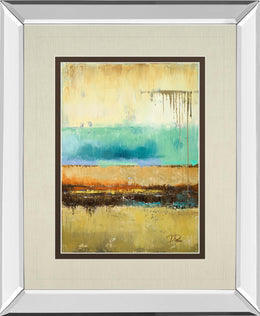 Mirrored Frame Rain I By Patrica Pinto 34X40 Mirror Frame Print
