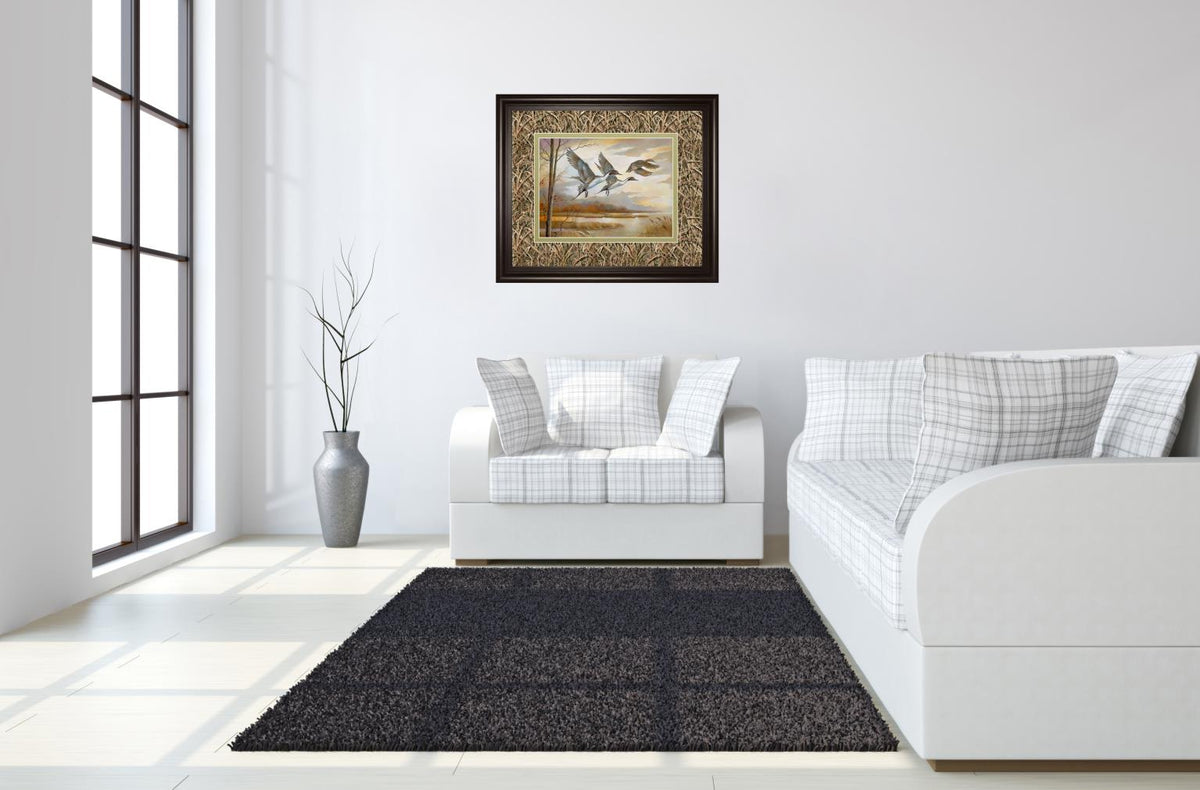 Pintails By Ruanne Manning ***Monl*** 34X40 Framed Print