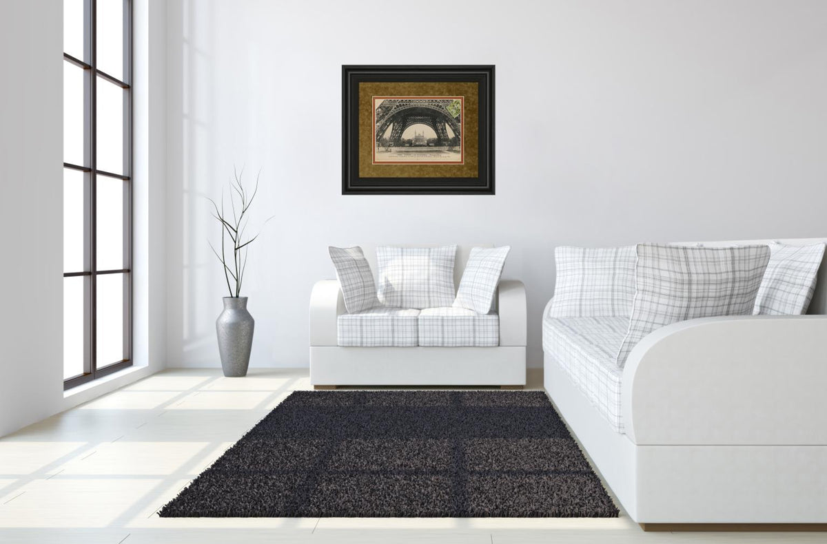 La Base De La Eifel By Wild Apple Studio 34X40 Framed Print