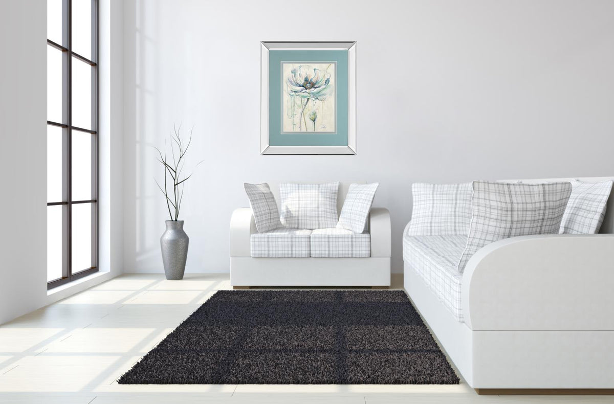 Mirrored Frame Fresh Poppies Ii By Patricia Pinto 34X40 Mirror Frame Print