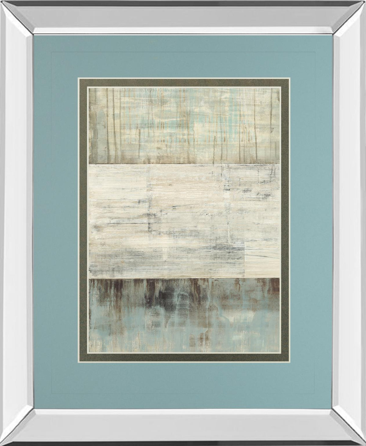 Mirrored Frame Of Fog & Snow By Heather Ross 34X40 Mirror Frame Print