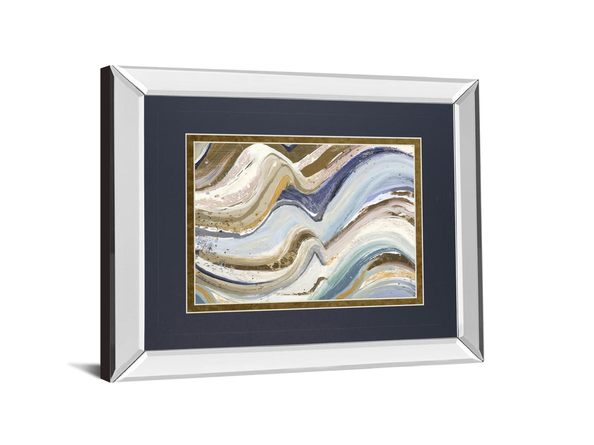 Mirrored Frame Earth Tone New Concept By Patricia Pinto 34X40 Mirror Frame Print