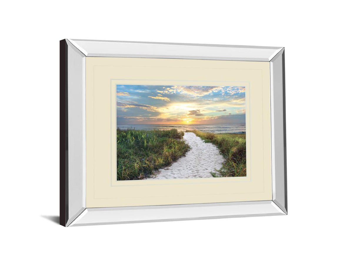 Mirrored Frame Morning Trail By Celebrate Life Gallery 34X40 Mirror Frame Print