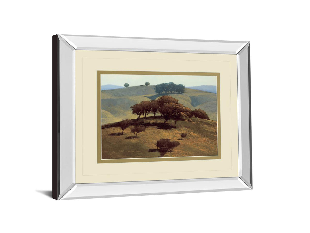 Mirrored Frame Hills Near Chico By N. Bohne 34X40 Mirror Frame Print