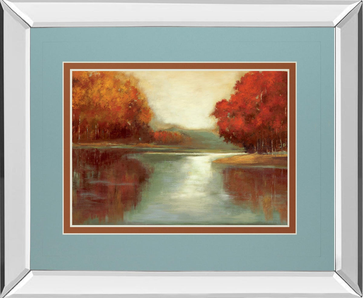 Mirrored Frame Vanilla Sky By Asia Jensen 34X40 Mirror Frame Print