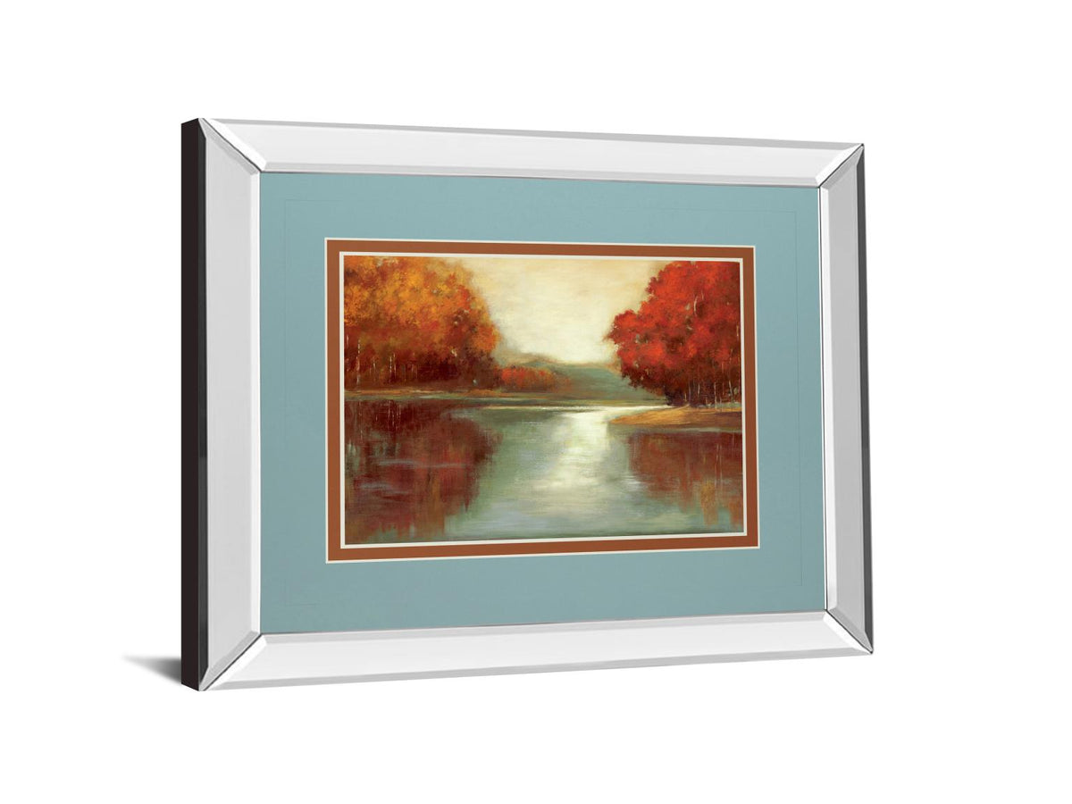 Mirrored Frame Vanilla Sky By Asia Jensen 34X40 Mirror Frame Print