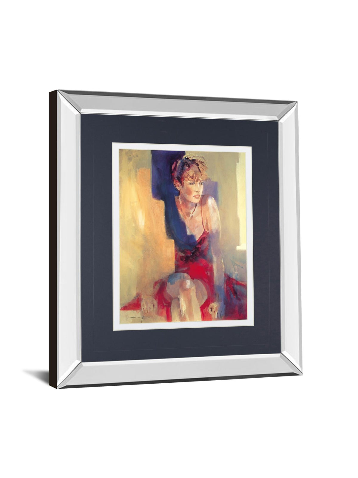 Mirrored Frame Odalisque L By Christine Comyn 34X40 Mirror Frame Print