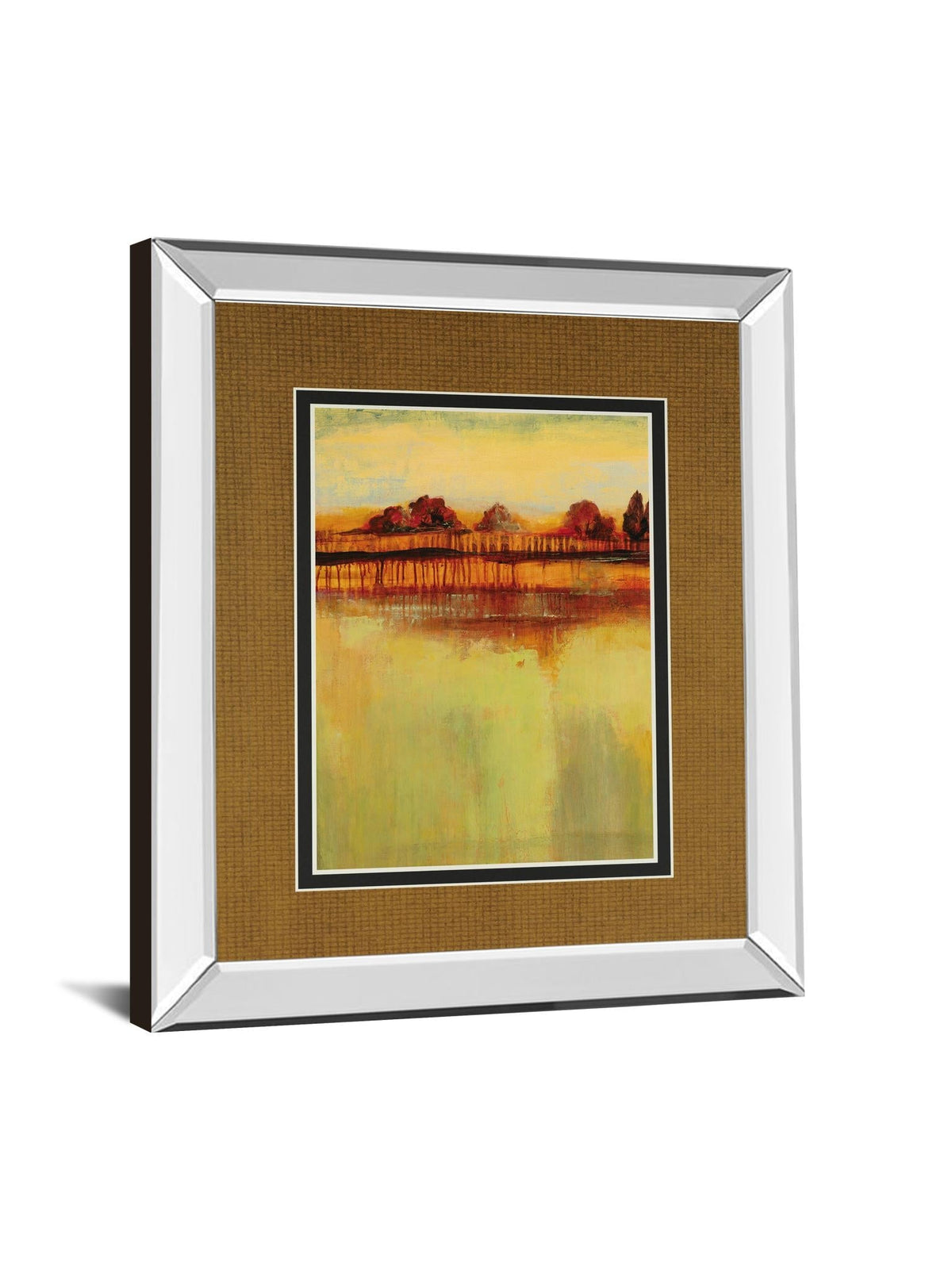 Mirrored Frame October Sky I By George 34X40 Mirror Frame Print