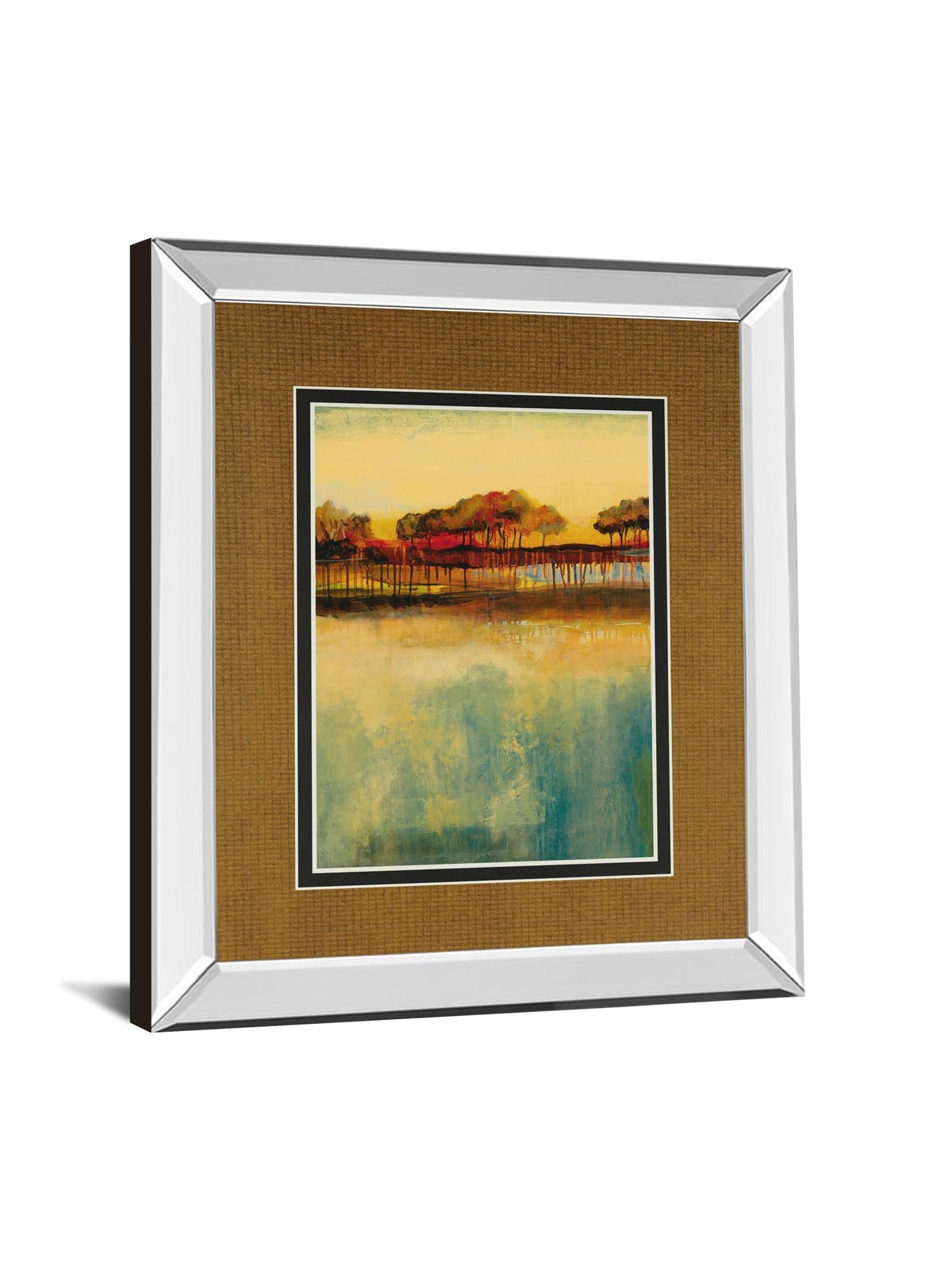 Mirrored Frame October Sky Ii By George 34X40 Mirror Frame Print